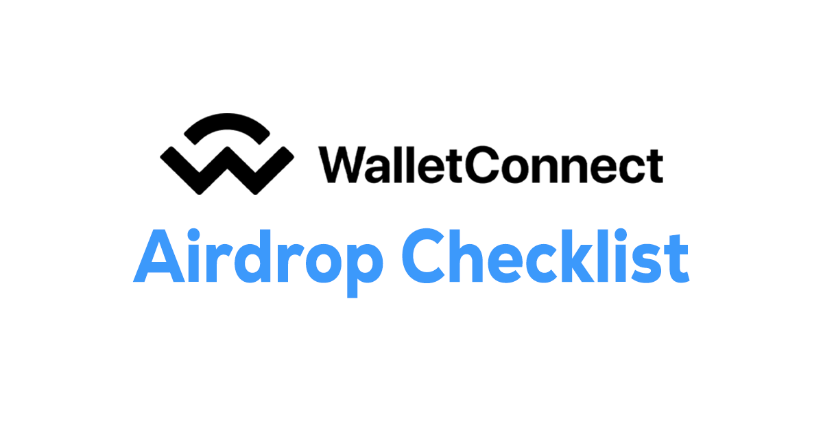 WalletConnect Airdrop Guide (if I had to pick 1)